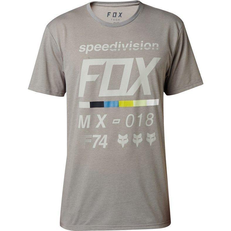 Футболка Fox Draftr SS Tech Tee Heather Dark Grey