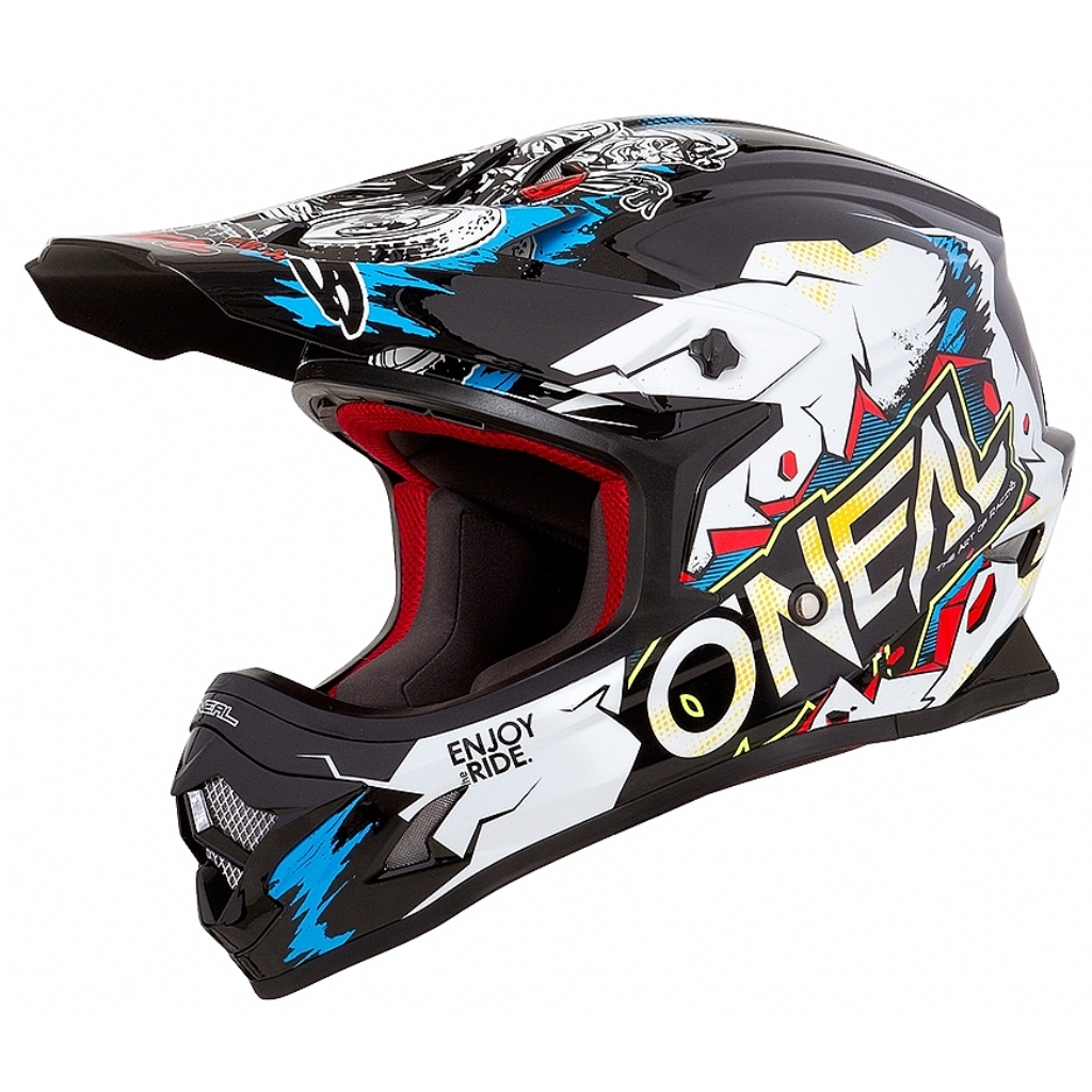 Шлем кроссовый ONEAL 3SERIES VILLAIN black/white