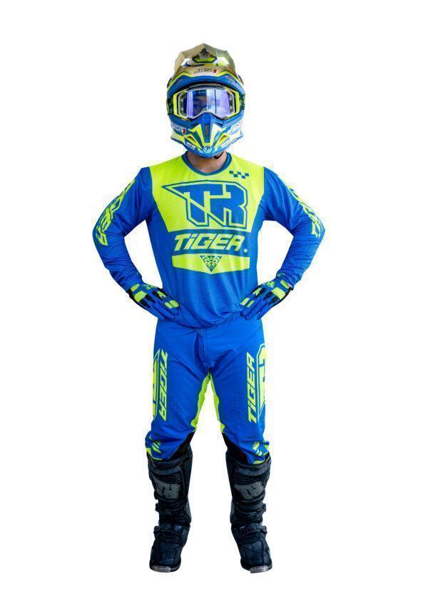 Комплект джерси и мотоштаны RSA 5.5 Синий/желтый